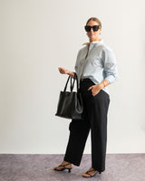 Two‑Tone Button‑Up