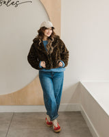Faux Leopard Jacket