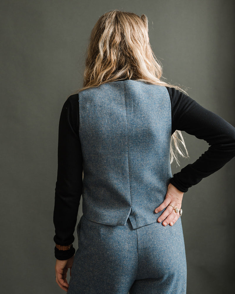 Woven Wool Vest
