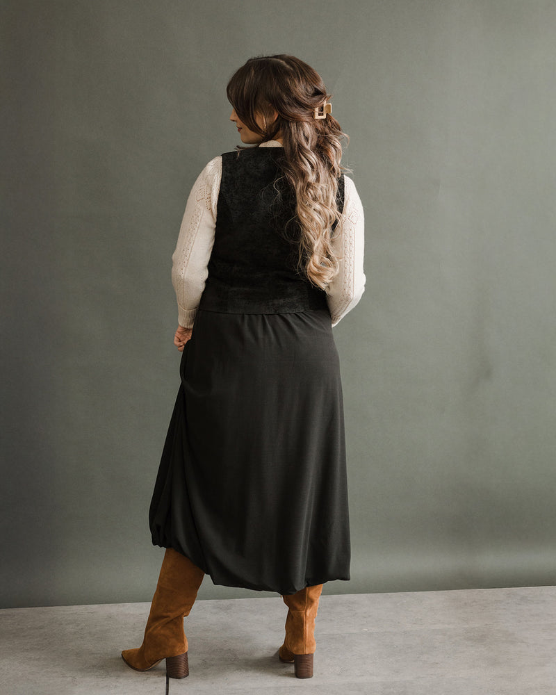 Bubble Midi Skirt