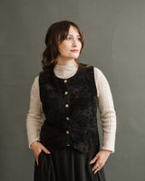 Tailored Velvet Vest