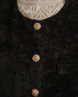 Tailored Velvet Vest