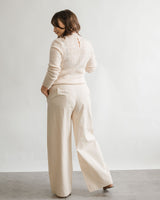 Birch Pointelle Sweater