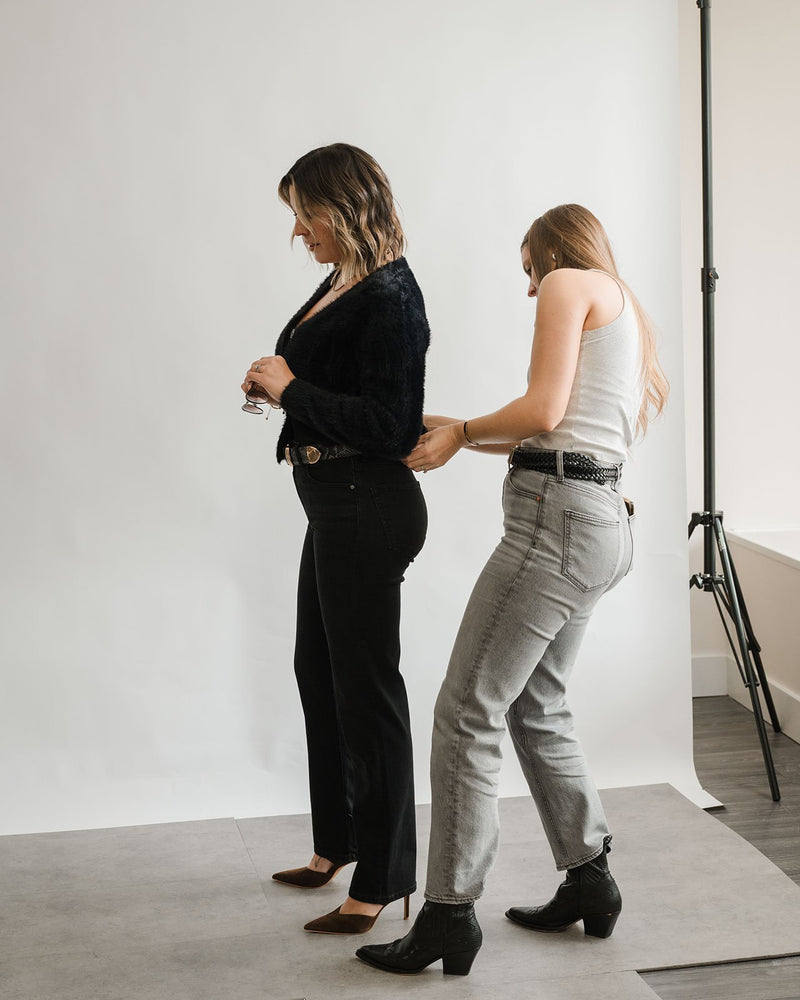 Kendra Straight Jeans - Dark Smoke