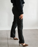 Kendra Straight Jeans - Dark Smoke