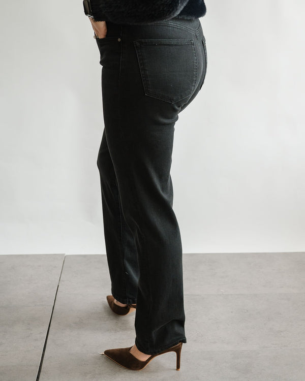 Kendra Straight Jeans - Dark Smoke
