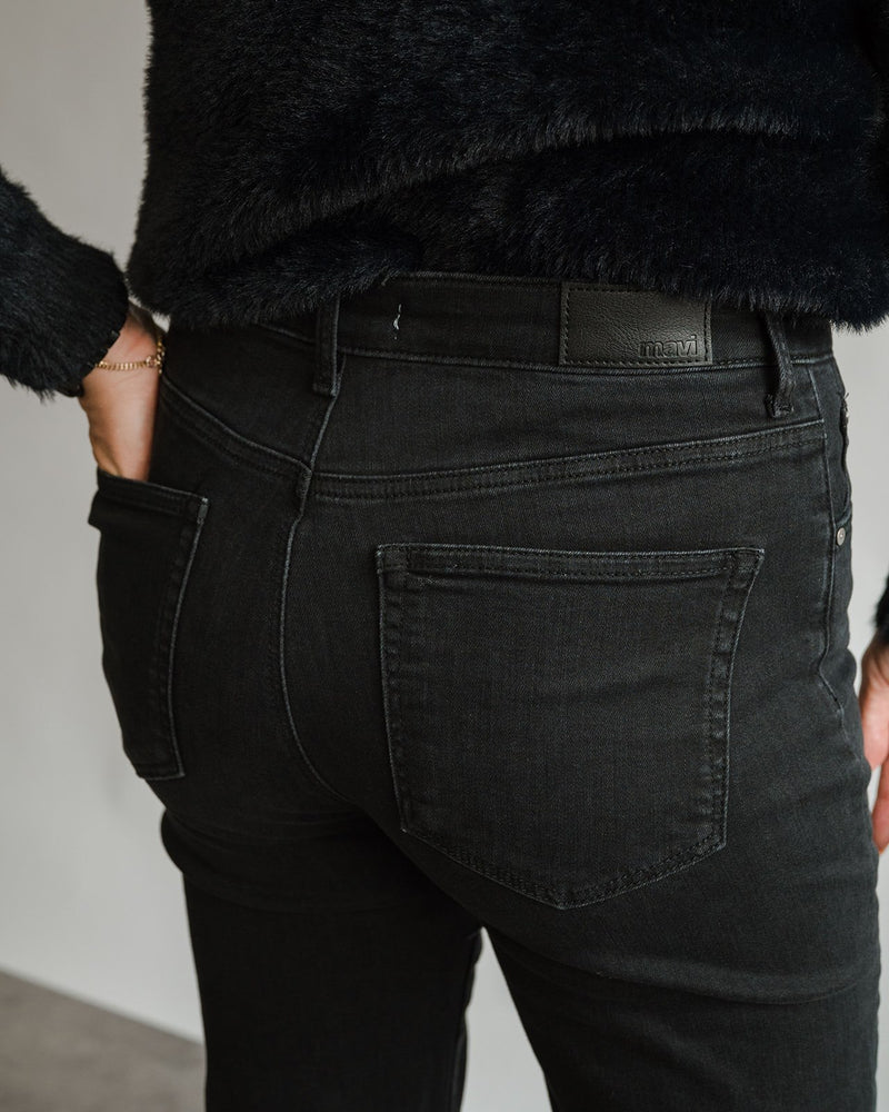 Kendra Straight Jeans - Dark Smoke
