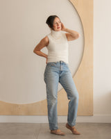  Molly Bracken - Fuzzy Sleeveless Turtleneck - CoCapsules
