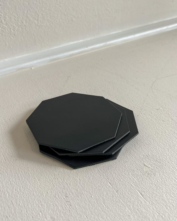 Leather Coaster Set