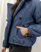 Quilted Chambray Jacket
