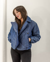 Quilted Chambray Jacket