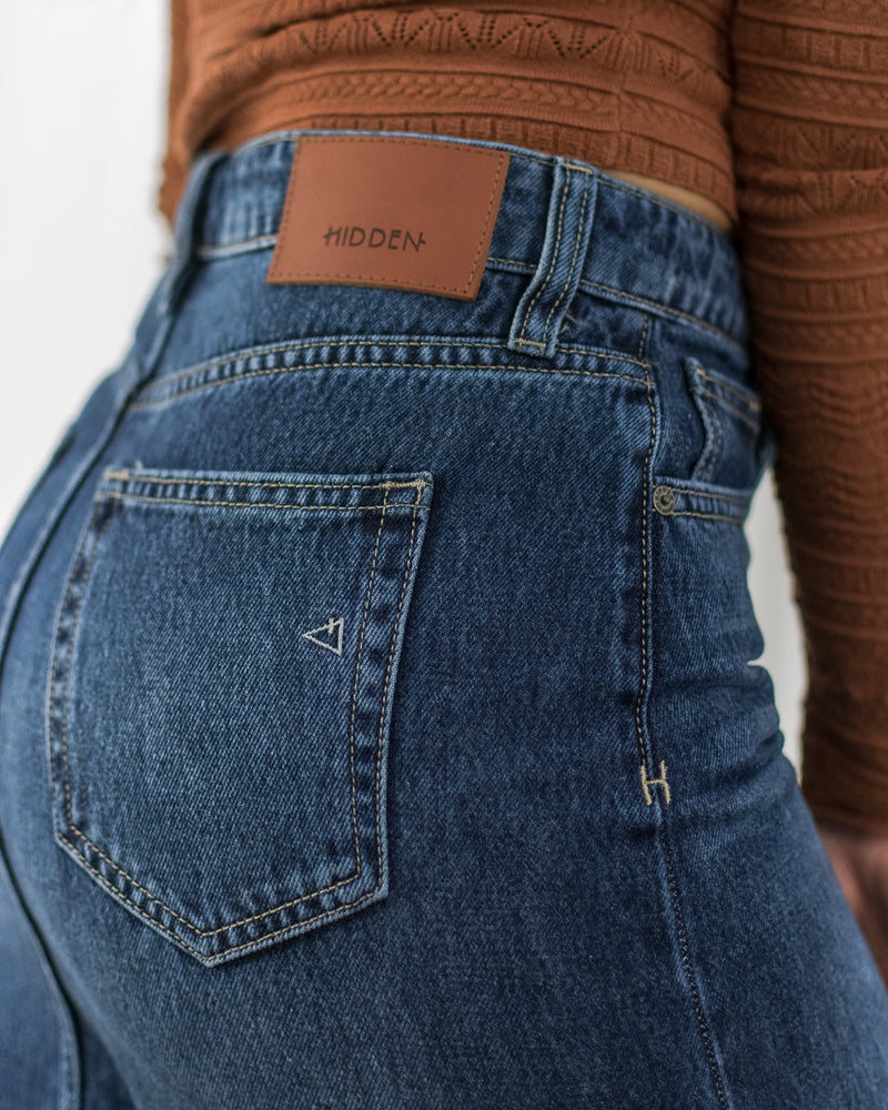 Denim Midi Skirt