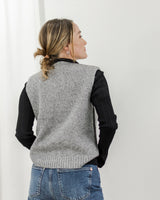 Sleeveless Sweater - Grey