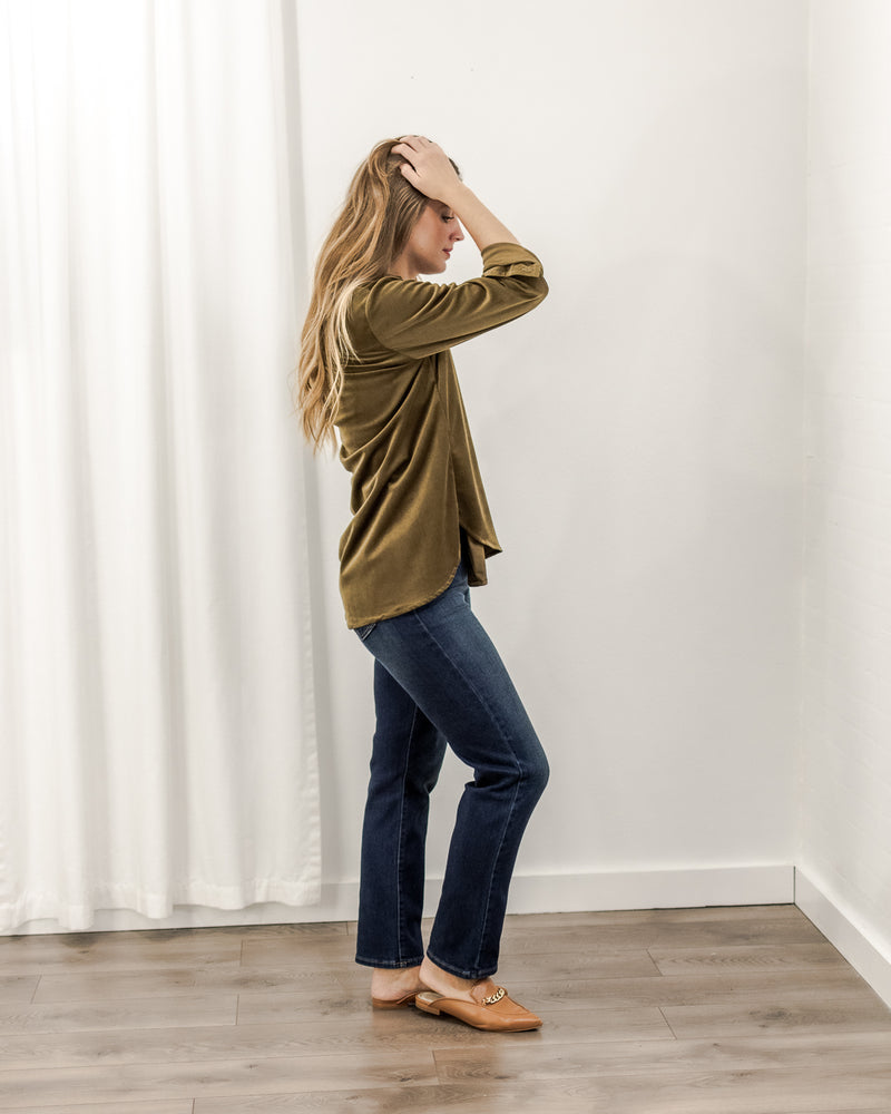 Velveteen Button Down