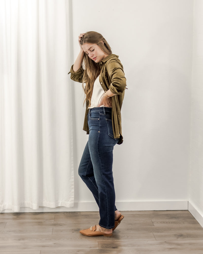 Velveteen Button Down