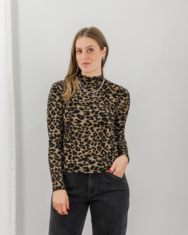  Molly Bracken - Leopard Layering Mockneck - CoCapsules