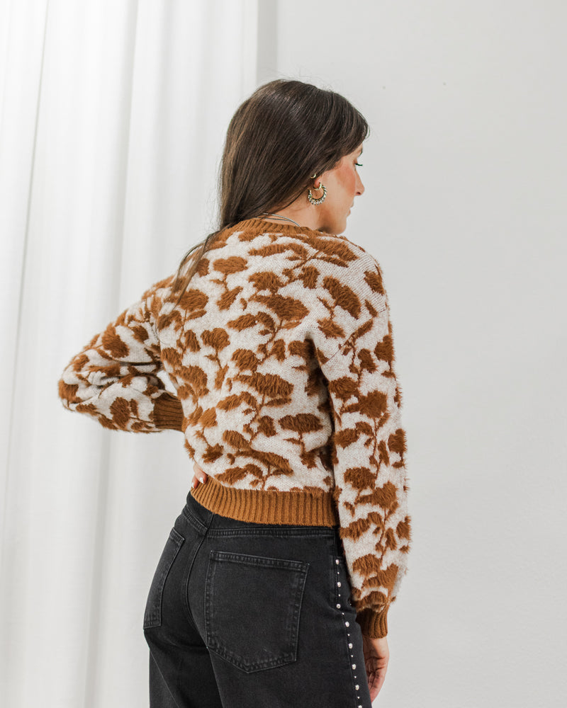  Saltwater Luxe - Floral Jacquard Sweater - CoCapsules
