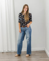 Floral Overlay Top