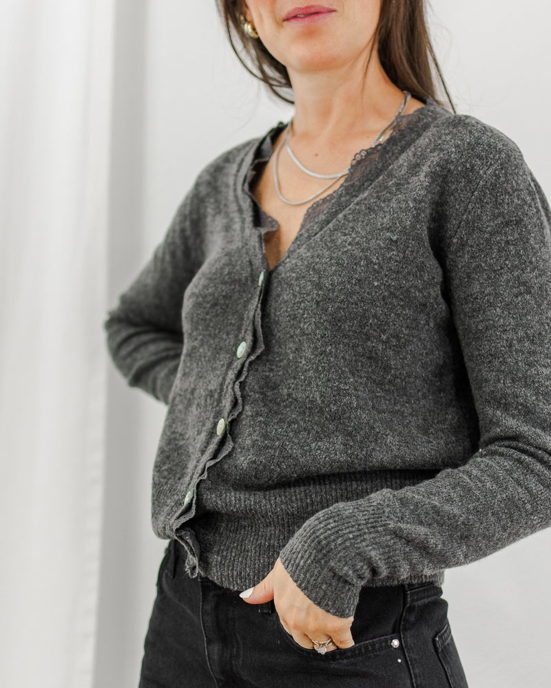  Molly Bracken - Scalloped Lace Cardigan - CoCapsules