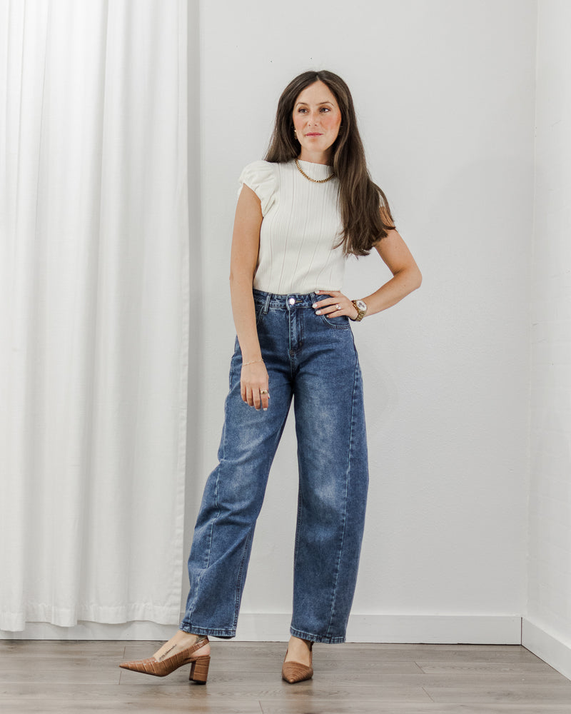  Greylin - Austen Puff Sleeve Top - CoCapsules