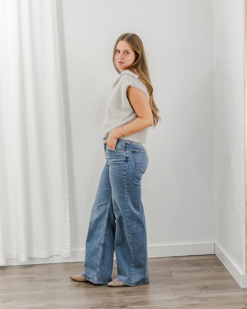 Florida Wide Jean - Dark Washed