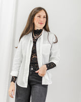 Tie Collar Shirt