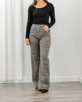 Cheetah Flare Jeans