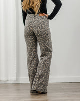 Cheetah Flare Jeans