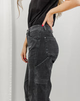  Duer - Canvas Utility Pant - Washed Black - CoCapsules