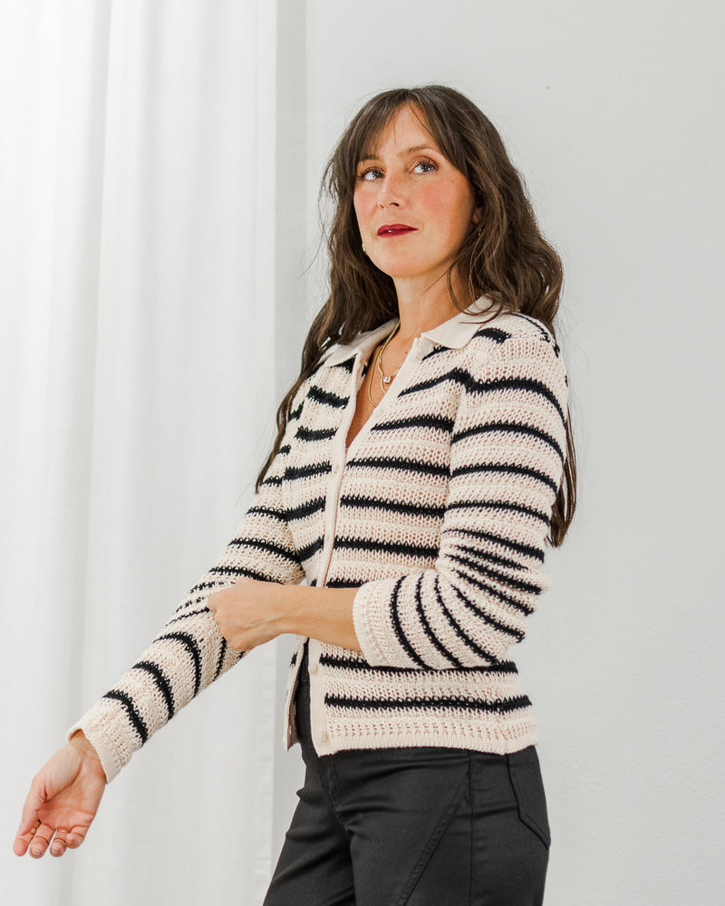 Coastal Stripe Cardigan