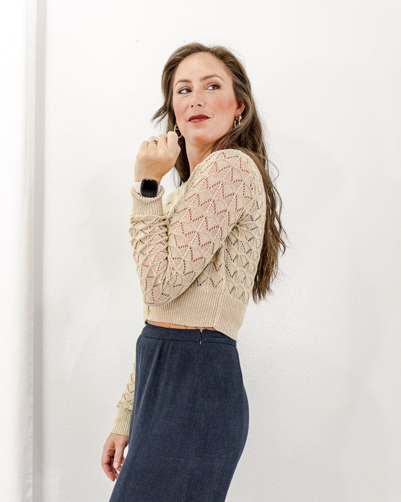 Deco Cardigan Top