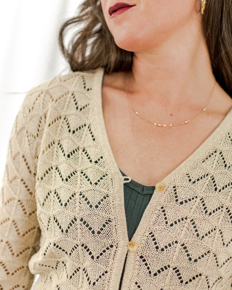 Deco Cardigan Top