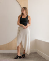  Molly Bracken - Linen Wrap Skirt - CoCapsules
