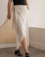  Molly Bracken - Linen Wrap Skirt - CoCapsules