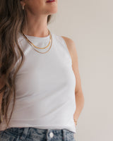  Glyder - Align Cropped Tank - White - CoCapsules