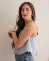  Greylin - Delphine Scalloped Top - CoCapsules