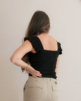  Molly Bracken - Flutter Sleeve Top - CoCapsules