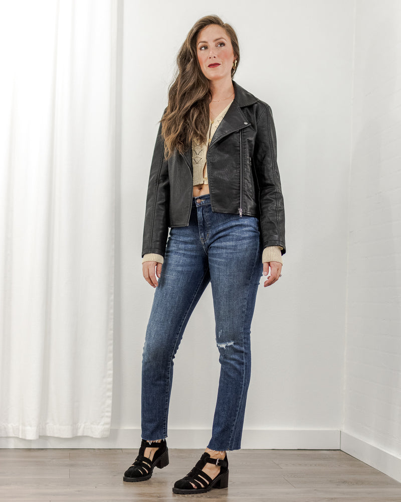 Effie Vegan Jacket - Black