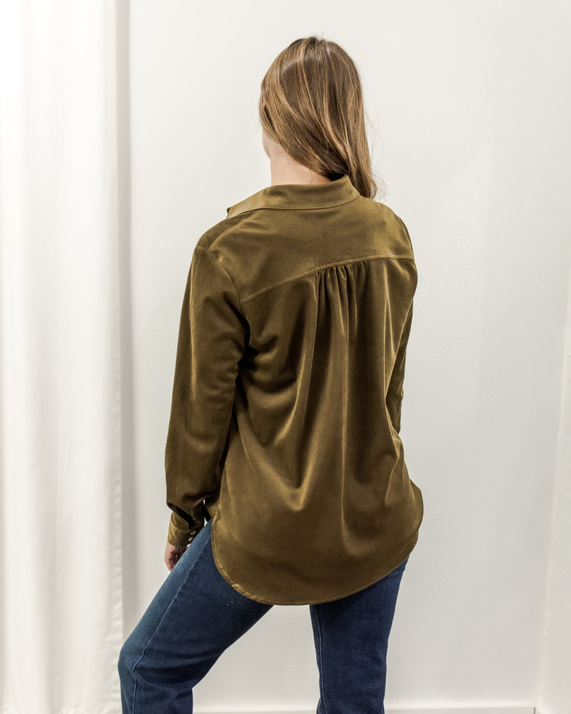 Velveteen Button Down
