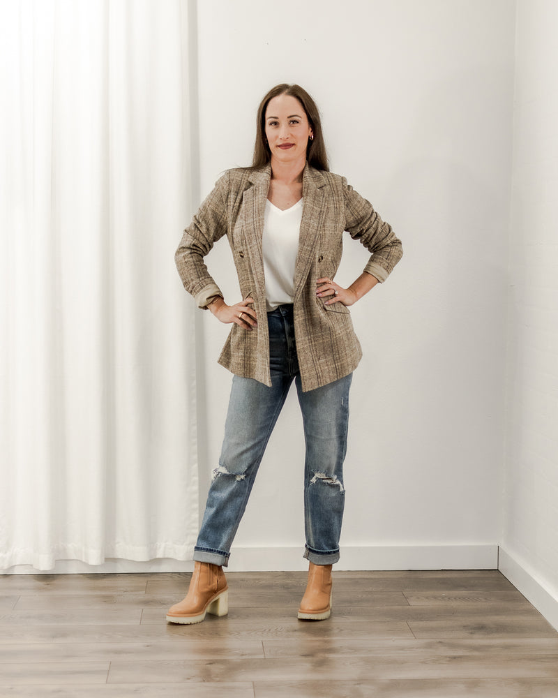 Plaid Blazer