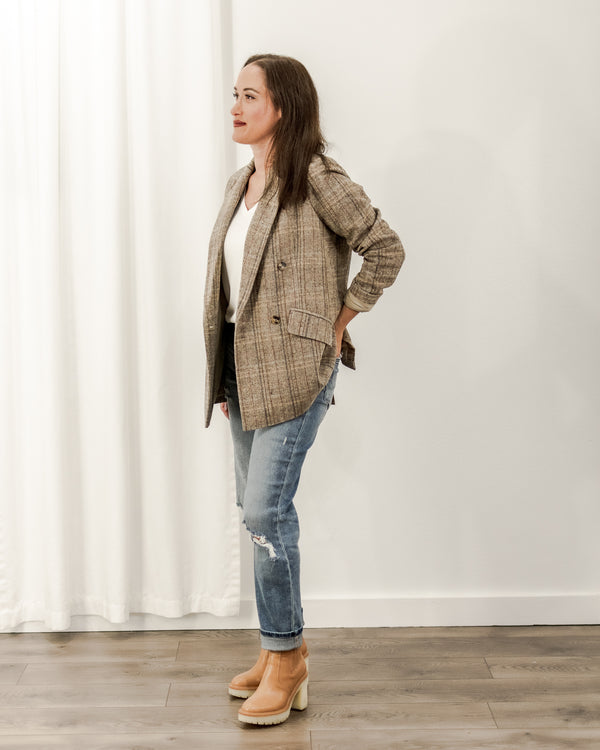 Plaid Blazer