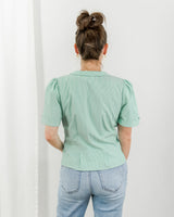  Molly Bracken - Striped Collared Blouse - CoCapsules