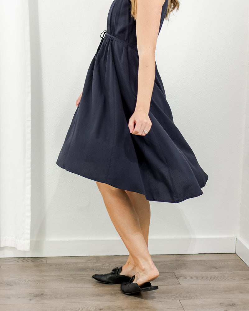  Molly Bracken - A-Line Gathered Dress - CoCapsules