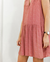 Speckled Tank Dress - Red Clay