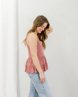 Speckled Tiered Camisole
