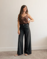 Satin Camisole - Brown