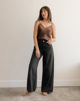 Satin Camisole - Brown