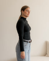 Layering Mock Neck - Black