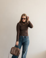 Layering Mock Neck - Brown