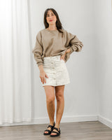 Floral Denim Skirt